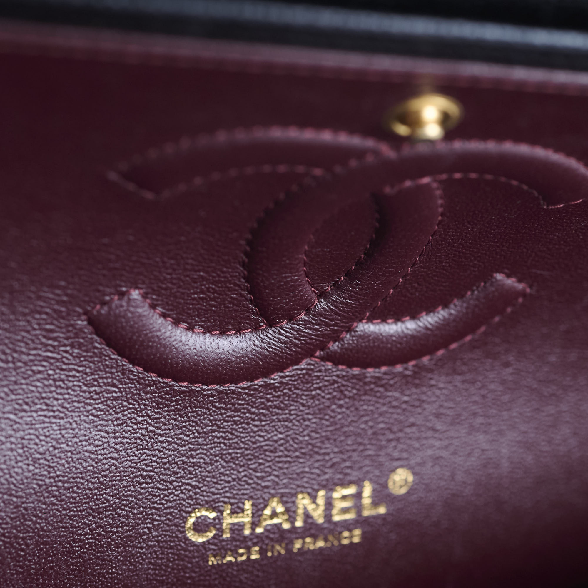 Chanel Medium/Large Caviar Double Classic Flap Black