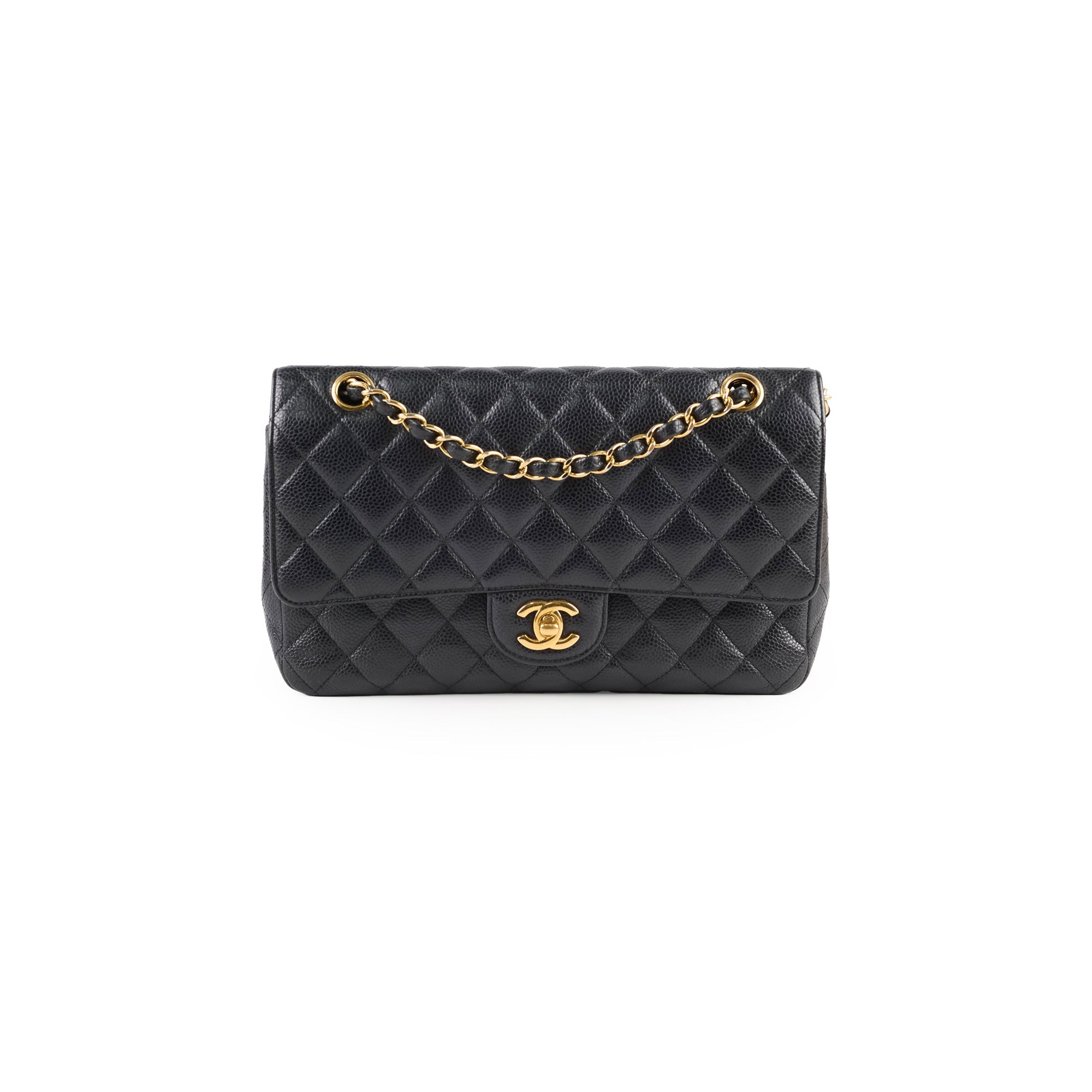 Chanel Caviar Medium/Large Classic Flap Black