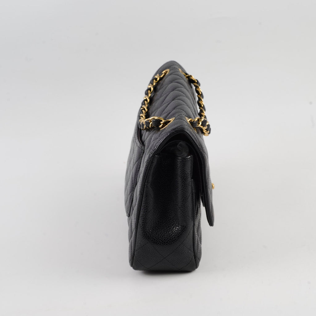 Chanel Caviar Medium/Large Classic Flap Black
