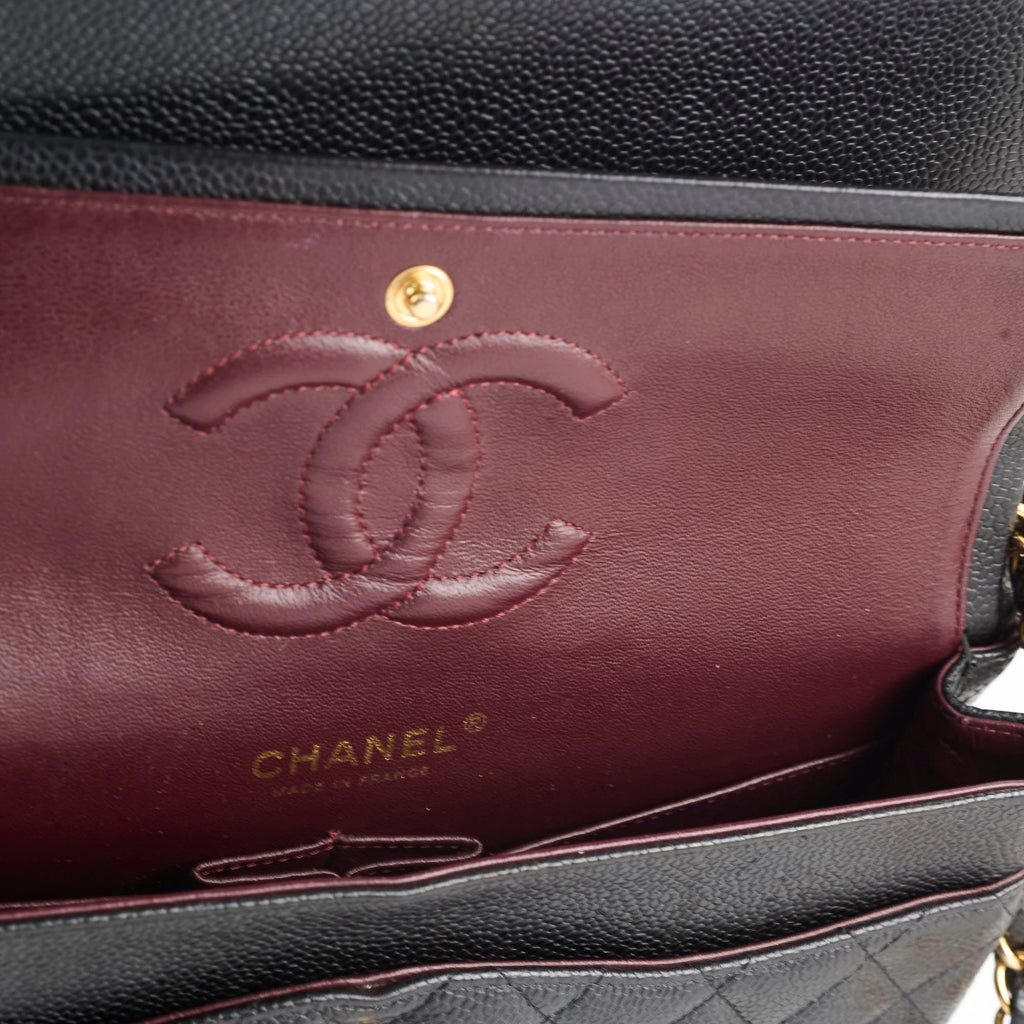 Chanel Caviar Medium/Large Classic Flap Black