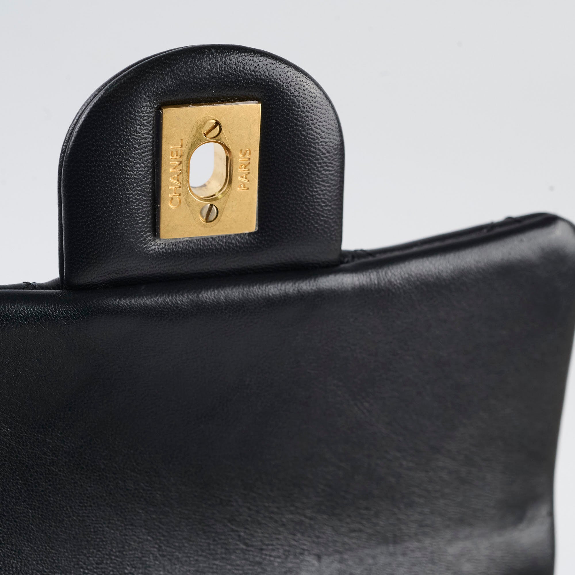 Chanel Pearl Crush Square Mini Black Lambskin GHW