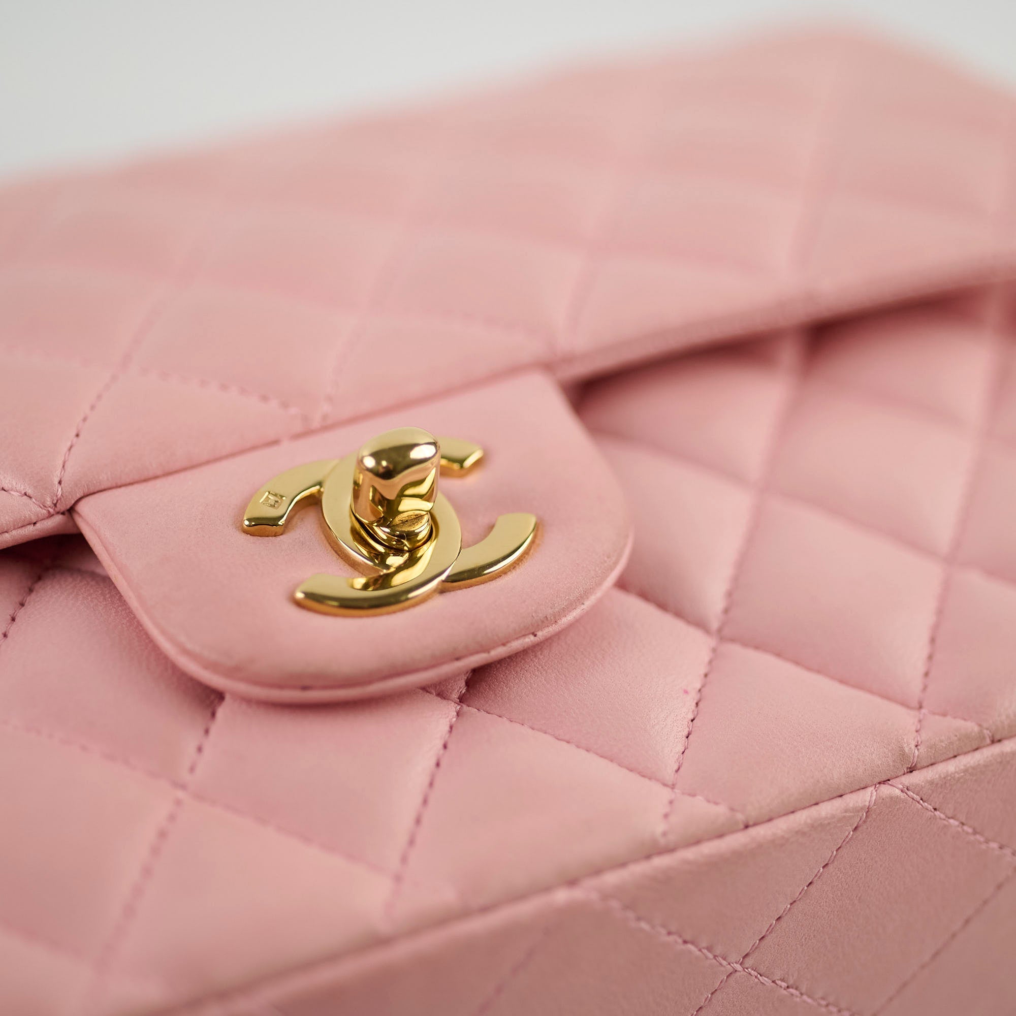 Chanel Pink Medium Classic Flap (24k Gold Plated Hardware)
