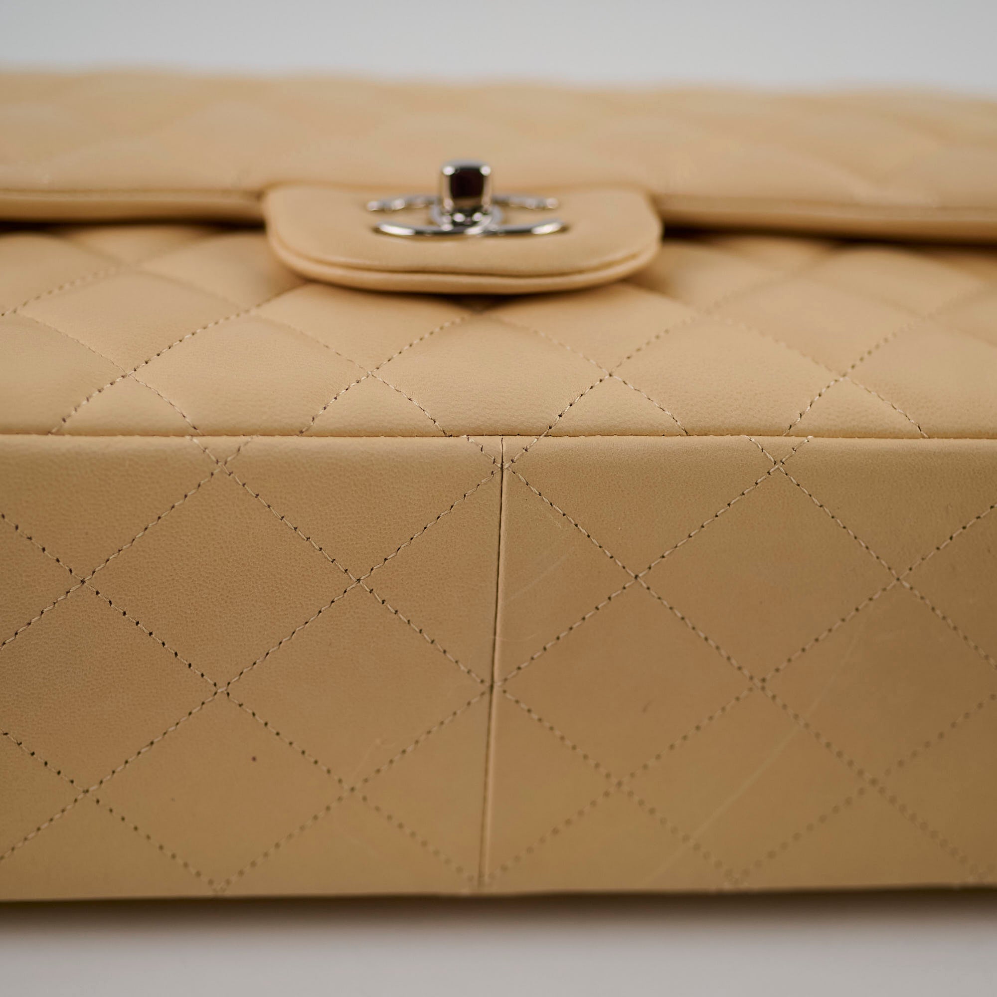 Chanel Jumbo Double Classic Flap Beige