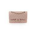 Chanel Medium/Large Caviar Double Classic Flap Pink