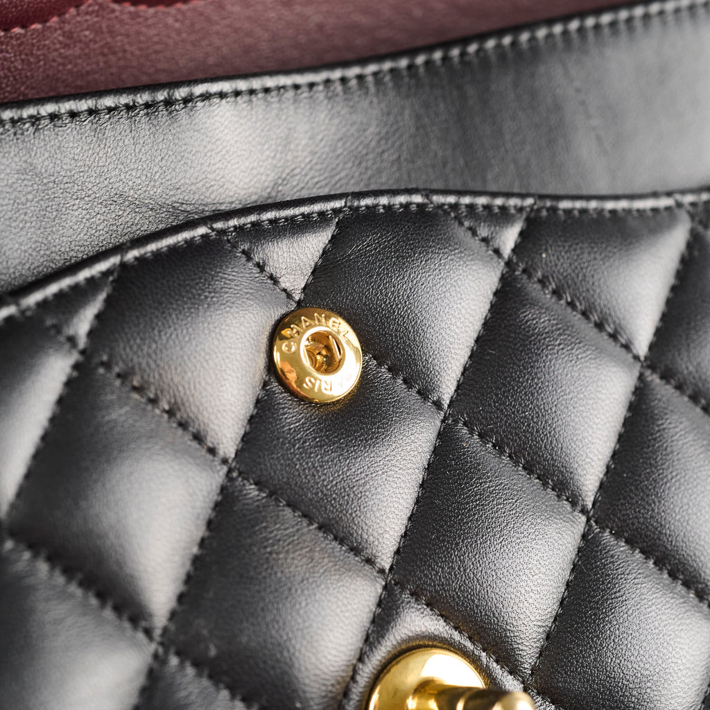Chanel Lambskin Medium Classic Flap Black