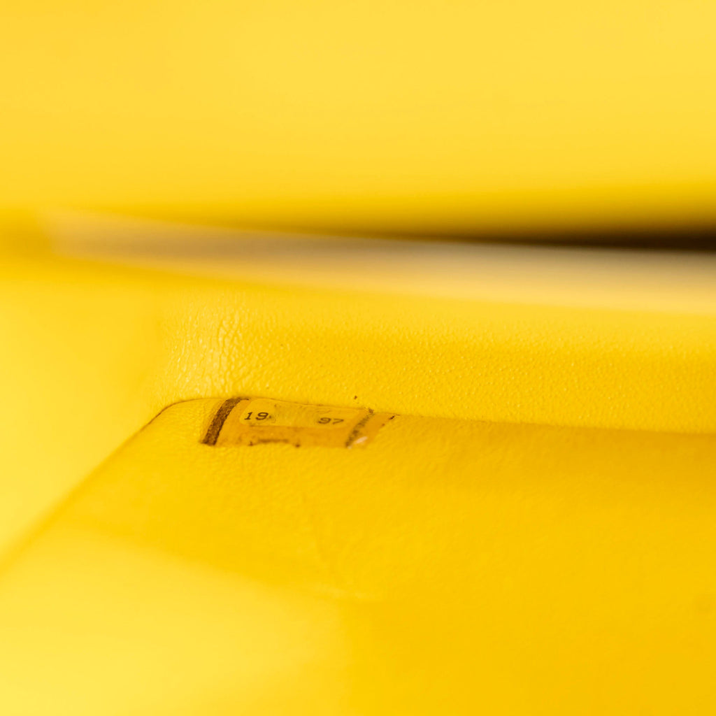 Chanel Medium/Large Double Classic Flap Yellow Jersey