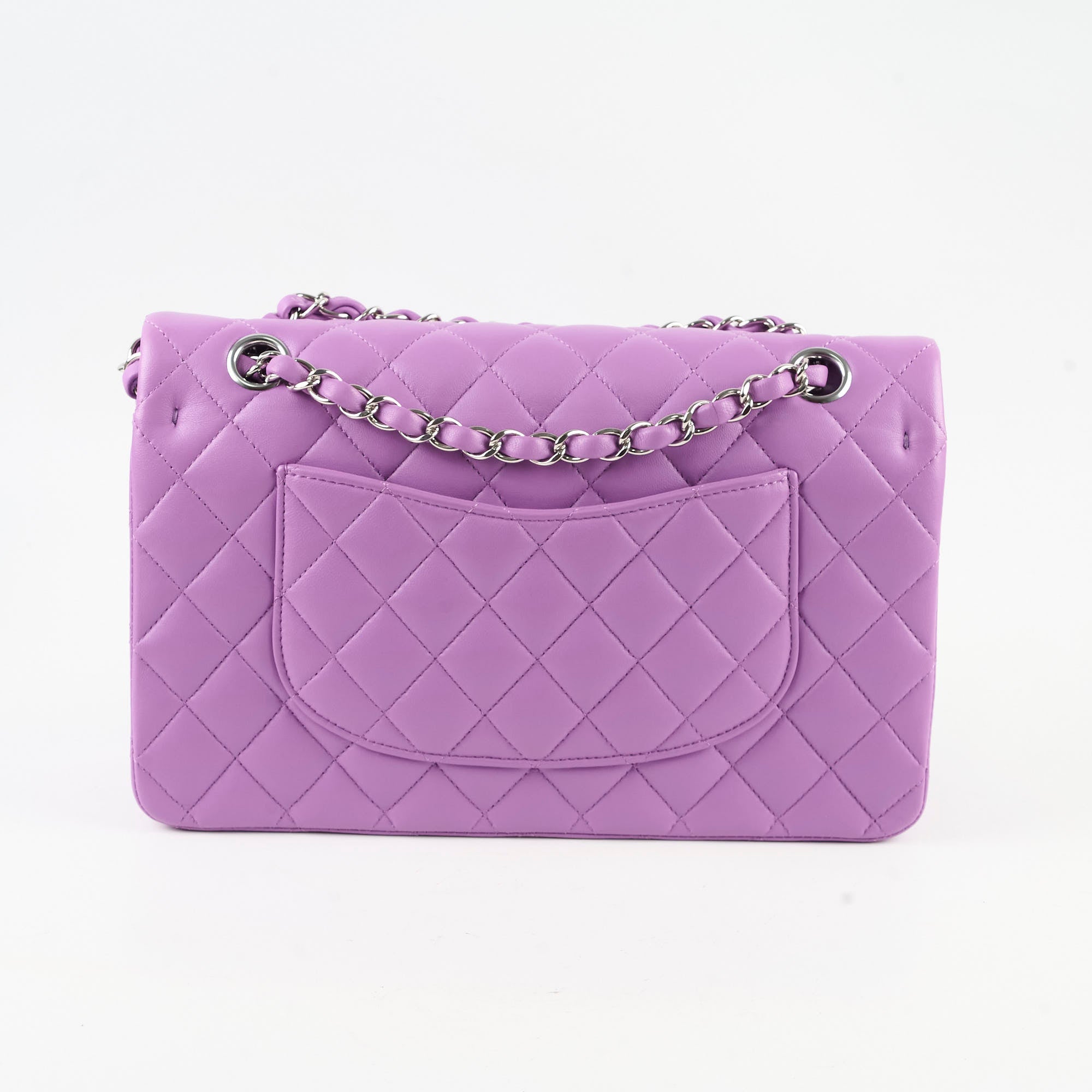Chanel Classic Flap Lambskin Medium Purple