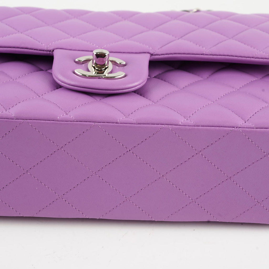 Chanel Classic Flap Lambskin Medium Purple
