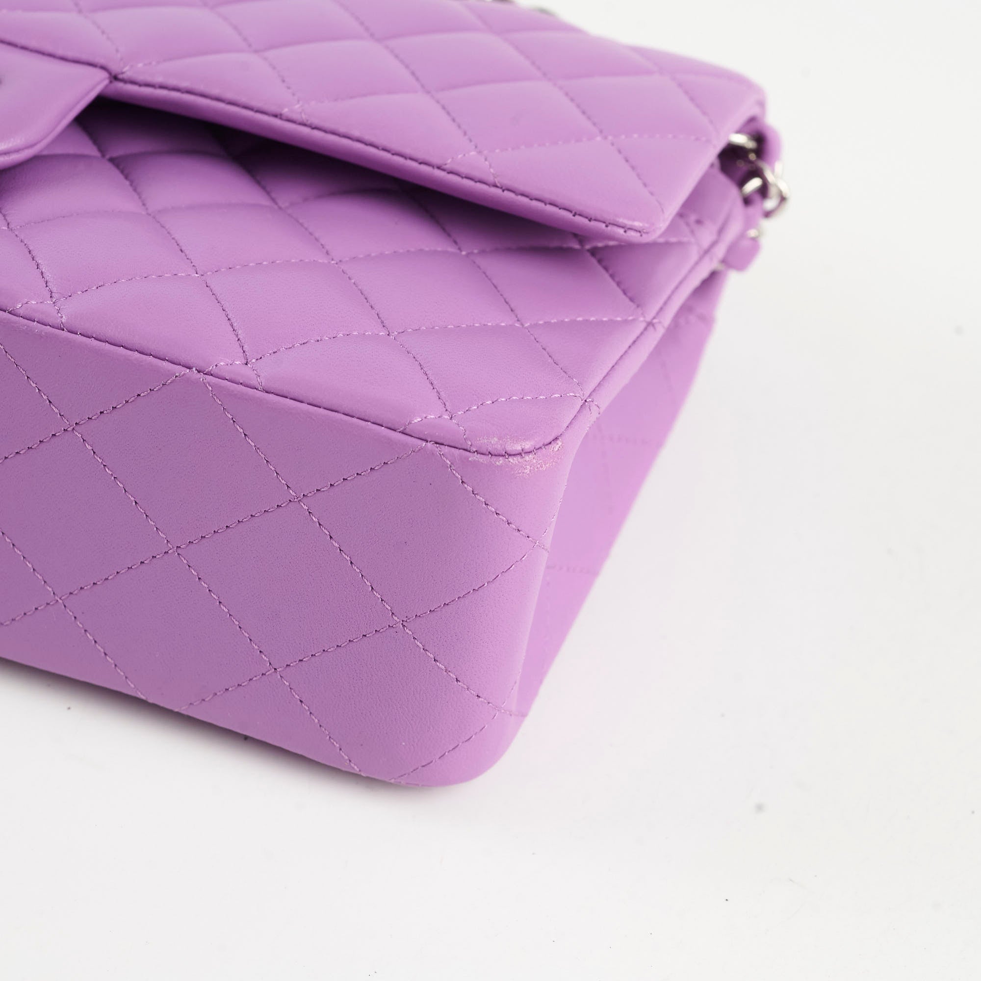 Chanel Classic Flap Lambskin Medium Purple