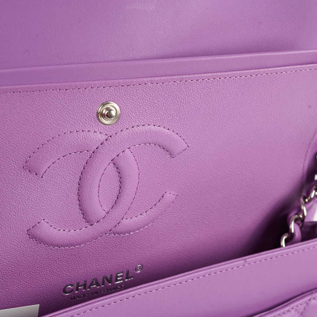 Chanel Classic Flap Lambskin Medium Purple