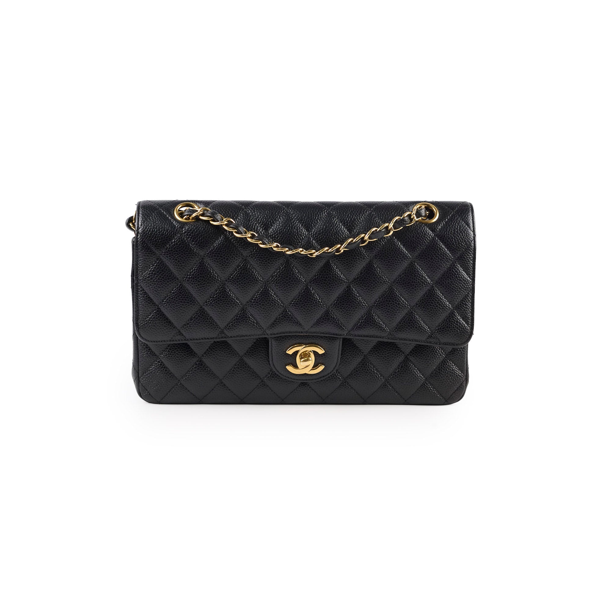 Chanel Caviar Medium Medium/Large Classic Flap
