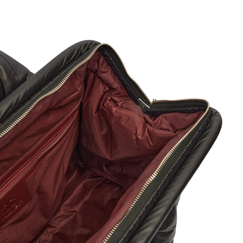 Chanel Wheeled Coco Cocoon in Black, Fabric