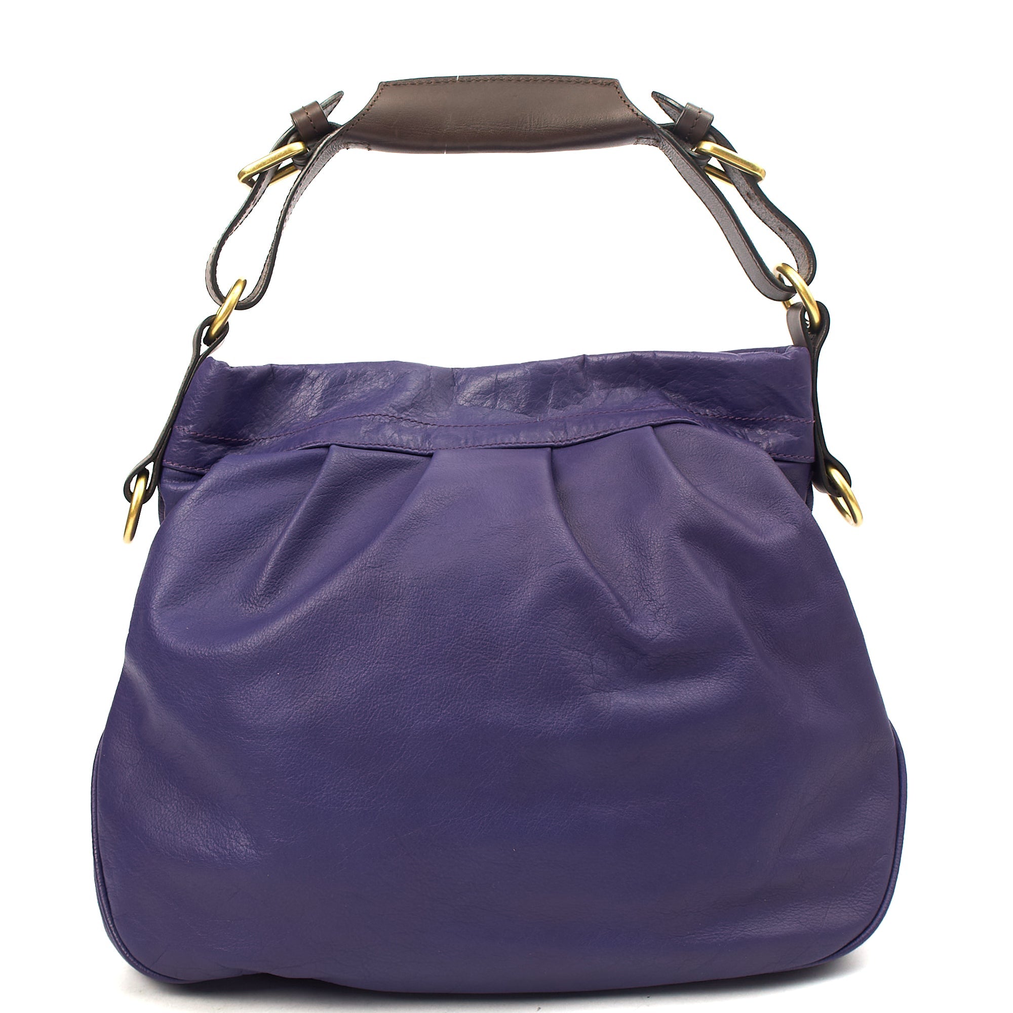 Mulberry Tote Mitzy Tote in Purple, Calfskin Leather