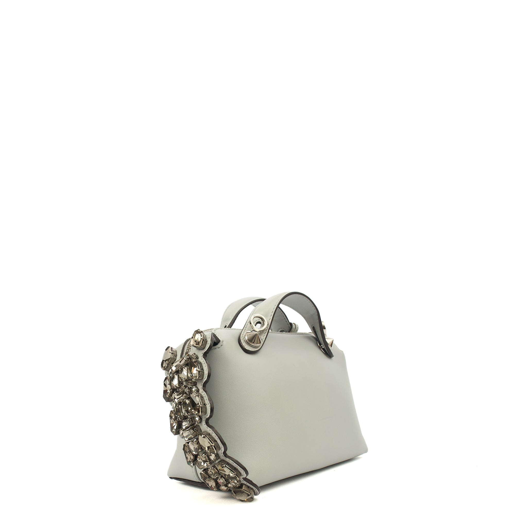 Fendi Cross Body By The Way - Mini in Grey, Leather