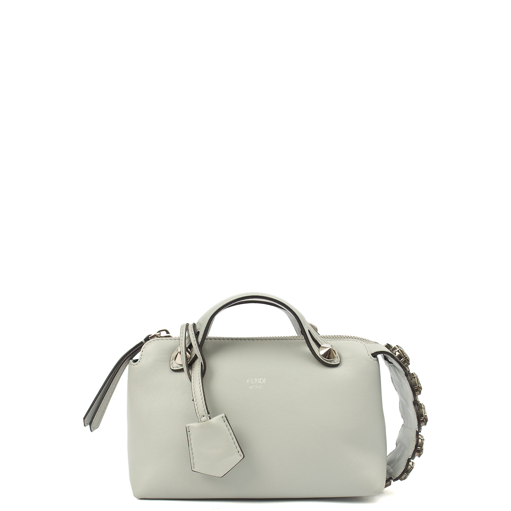 Fendi Cross Body By The Way - Mini in Grey, Leather