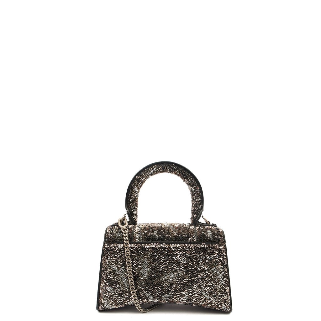 Balenciaga Top Handle Hourglass XS in Metallic, Other