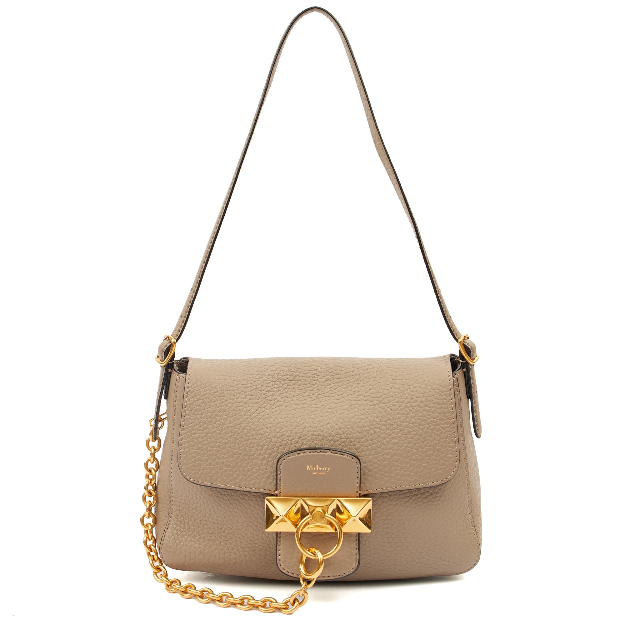 Mulberry Tote Keeley - Mini in Grey, Calfskin Leather