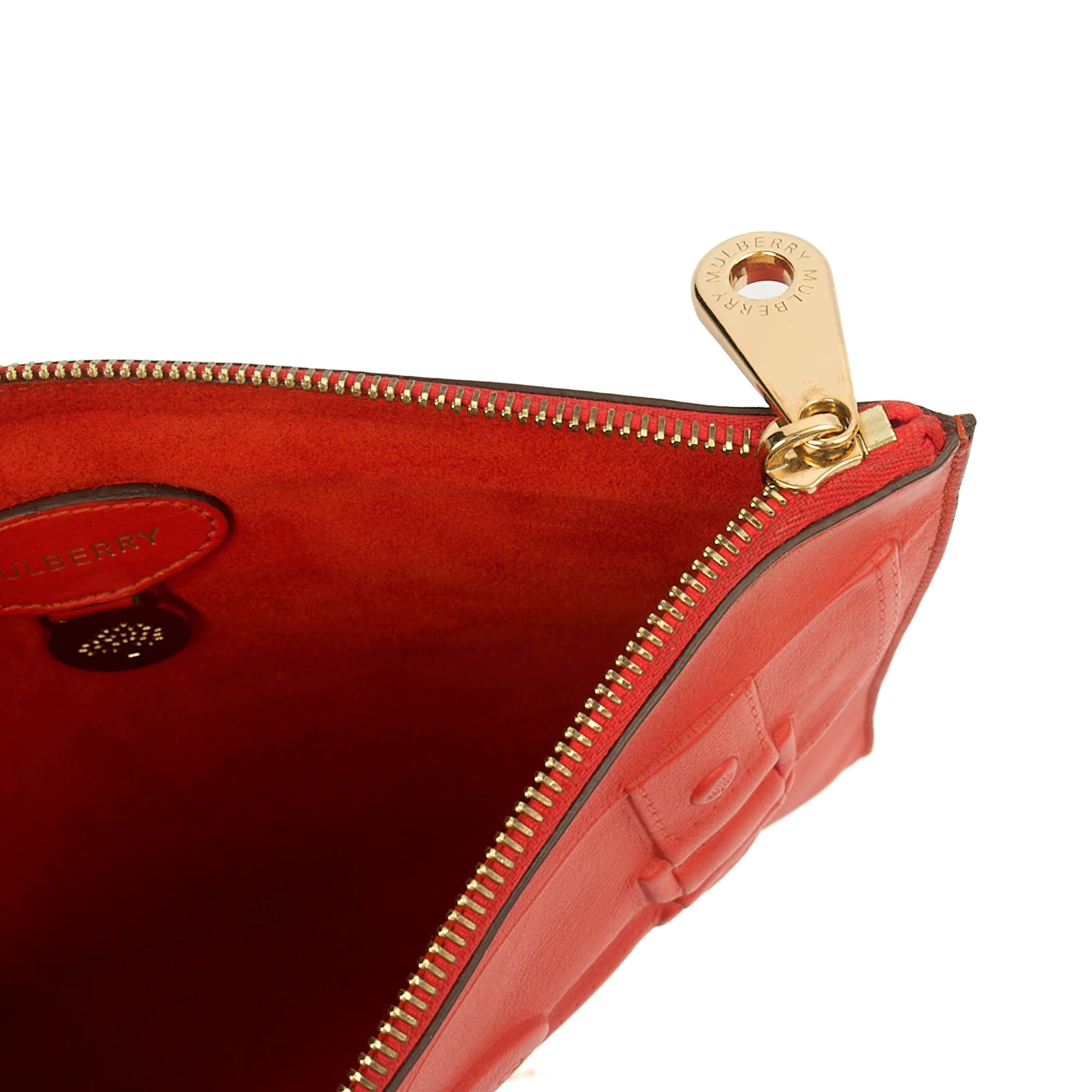 Mulberry Clutch Alexa Clutch in Red, Leather