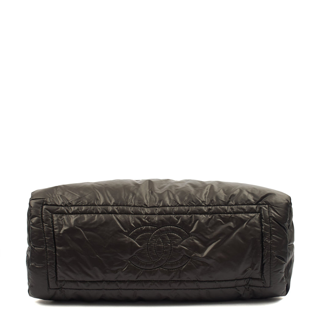 Chanel Tote Coco Cocoon in Black, Fabric
