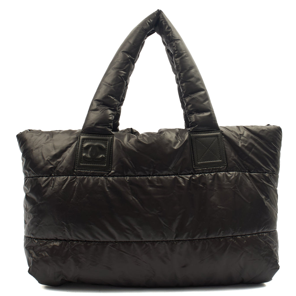Chanel Tote Coco Cocoon in Black, Fabric