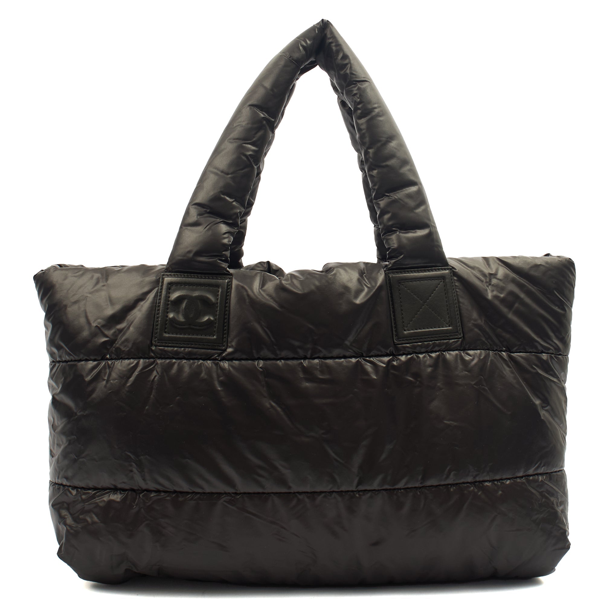 Chanel Tote Coco Cocoon in Black, Fabric