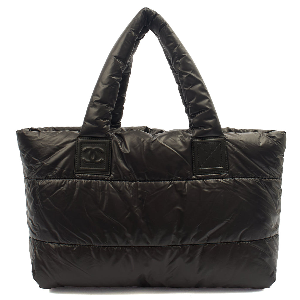 Chanel Tote Coco Cocoon in Black, Fabric