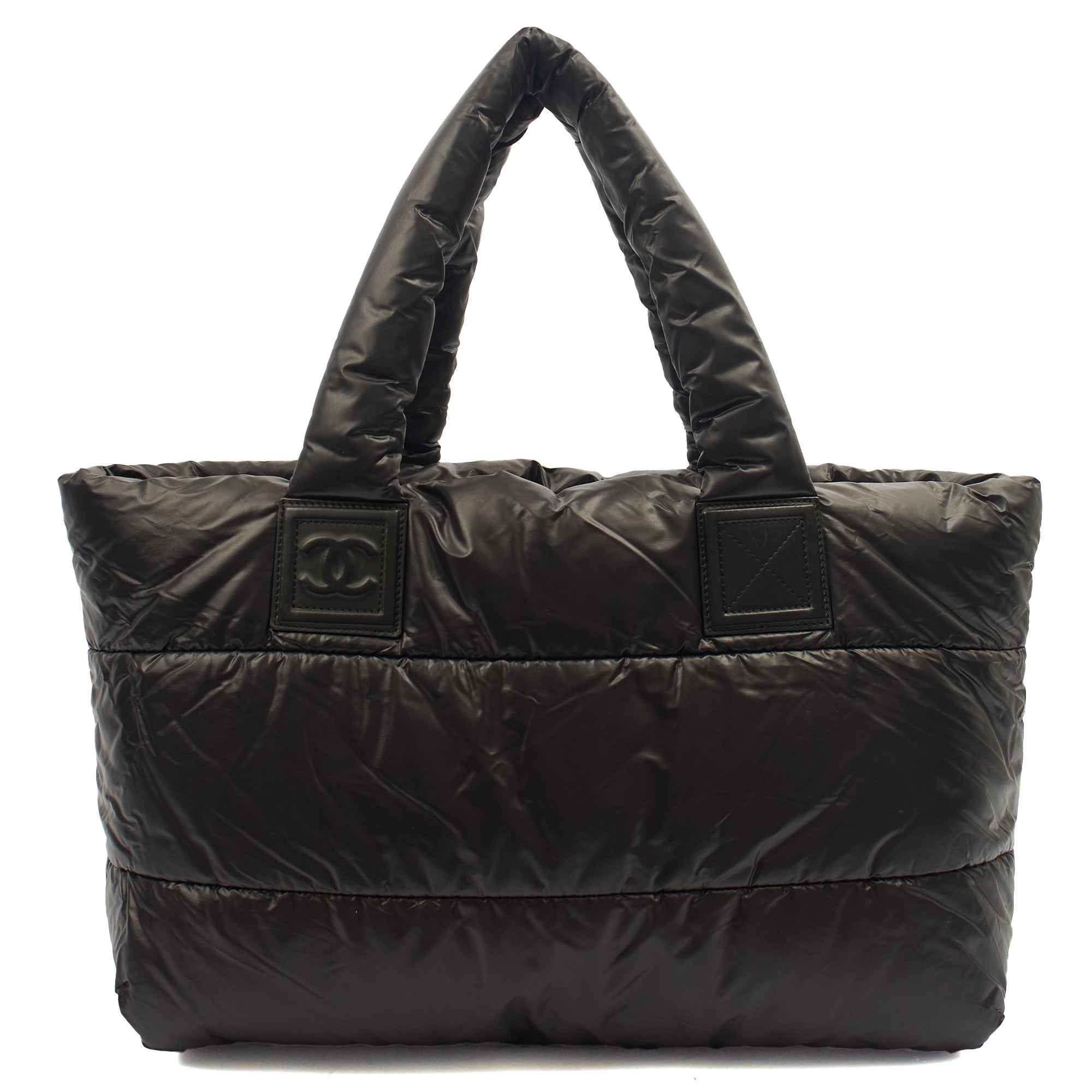 Chanel Tote Coco Cocoon in Black, Fabric