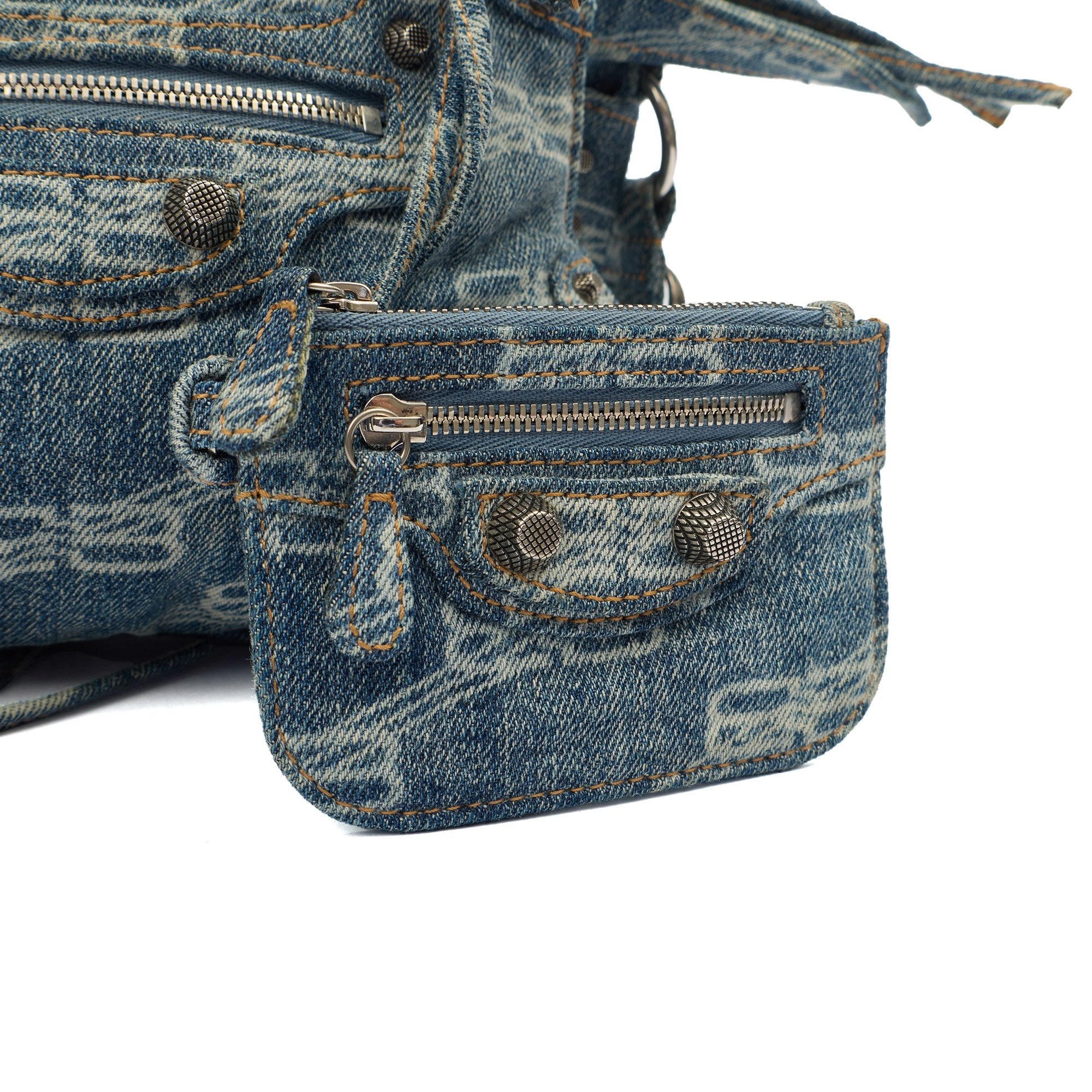 Balenciaga Mini Bag Neo Cagole XS in Blue, Canvas