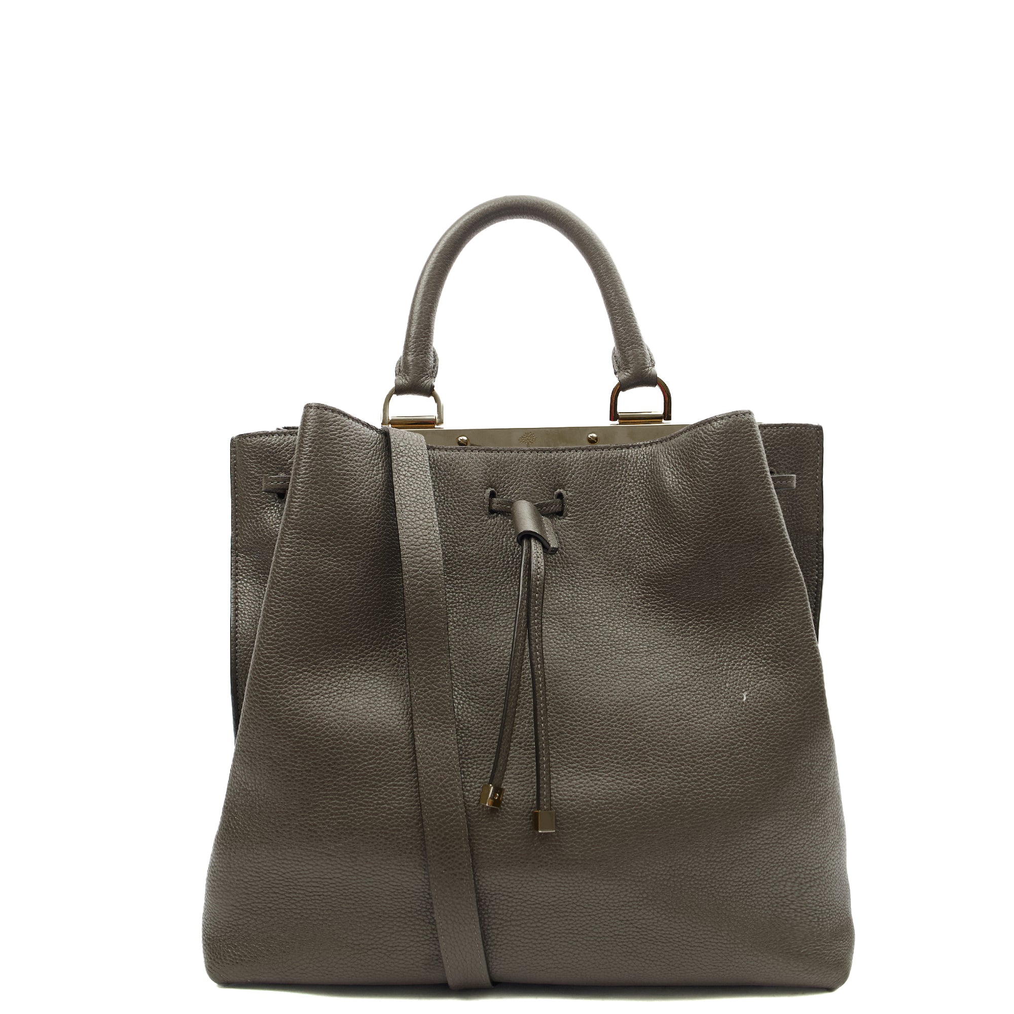 Mulberry Tote Kensington in Grey, Calfskin Leather
