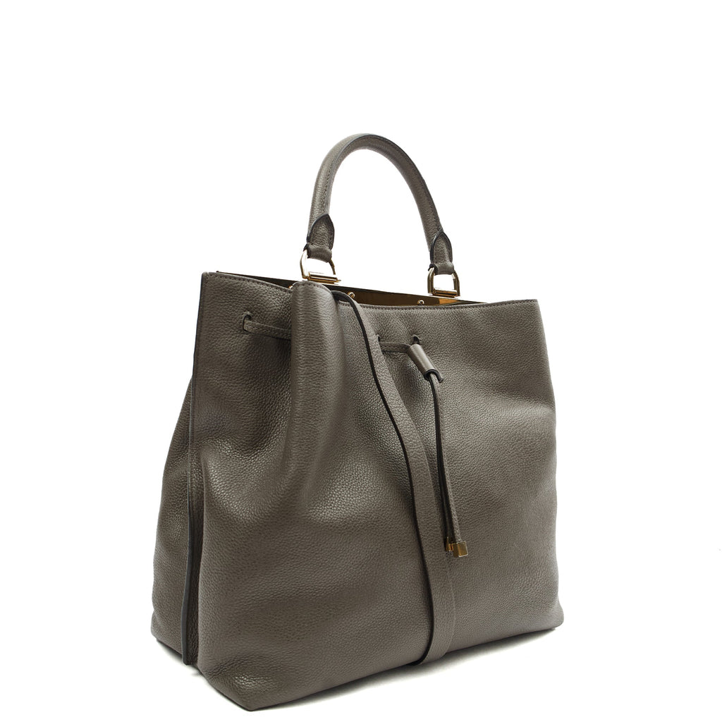 Mulberry Tote Kensington in Grey, Calfskin Leather