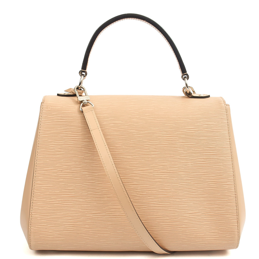 Louis Vuitton Top Handle Cluny MM in Neutral, Epi Leather
