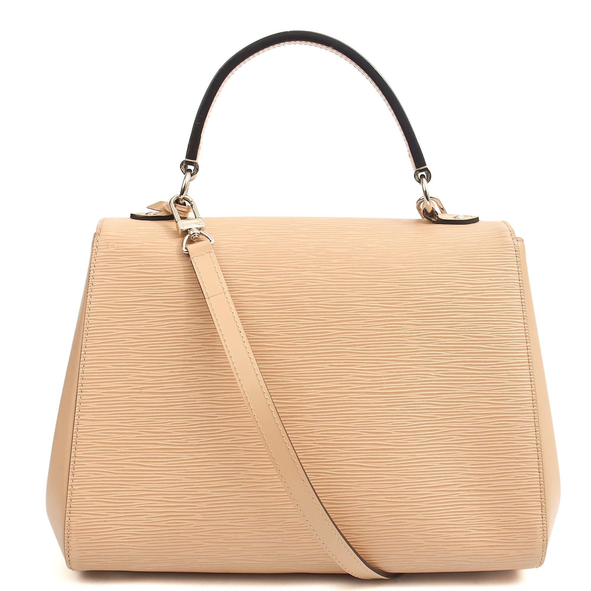 Louis Vuitton Top Handle Cluny MM in Neutral, Epi Leather