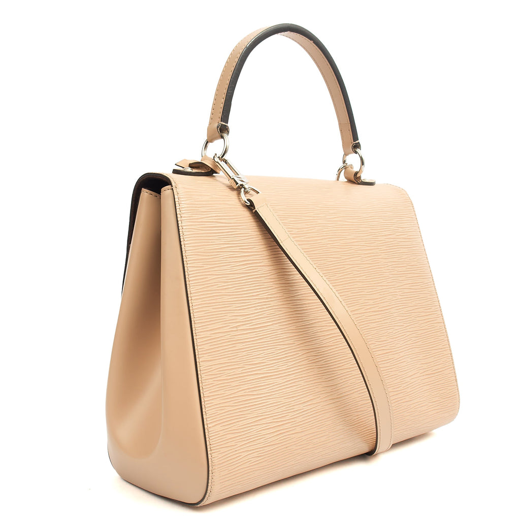 Louis Vuitton Top Handle Cluny MM in Neutral, Epi Leather