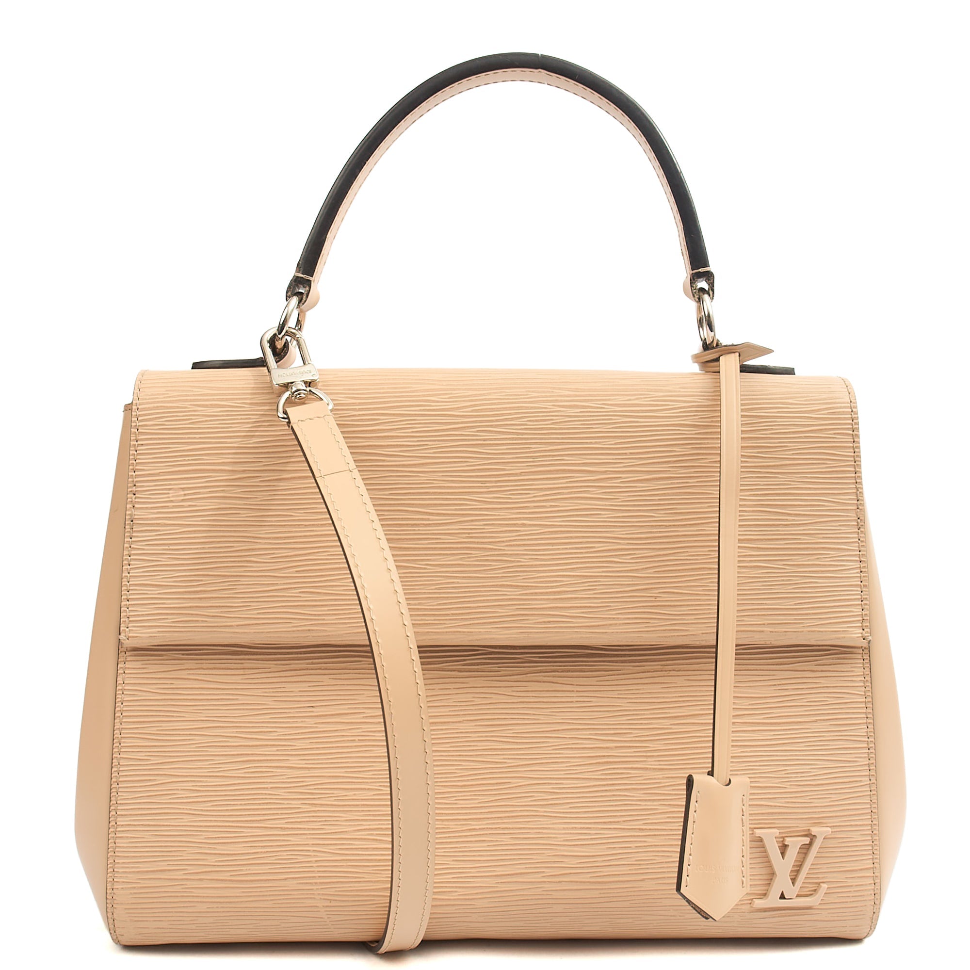 Louis Vuitton Top Handle Cluny MM in Neutral, Epi Leather