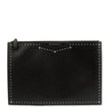 Givenchy Clutch Zip Pouch in Black, Box Calfskin