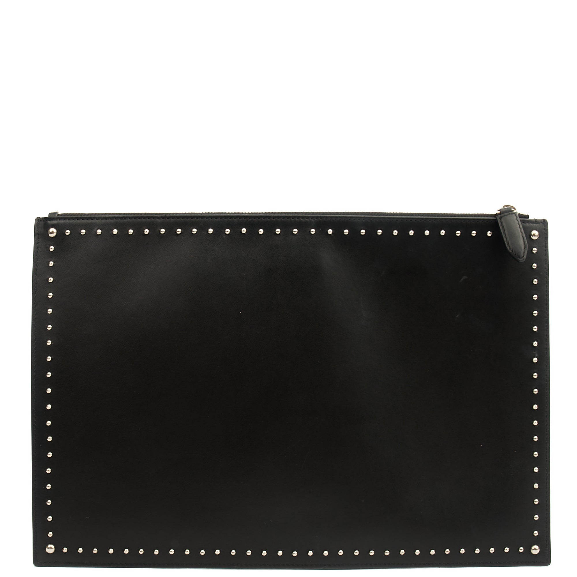Givenchy Clutch Zip Pouch in Black, Box Calfskin