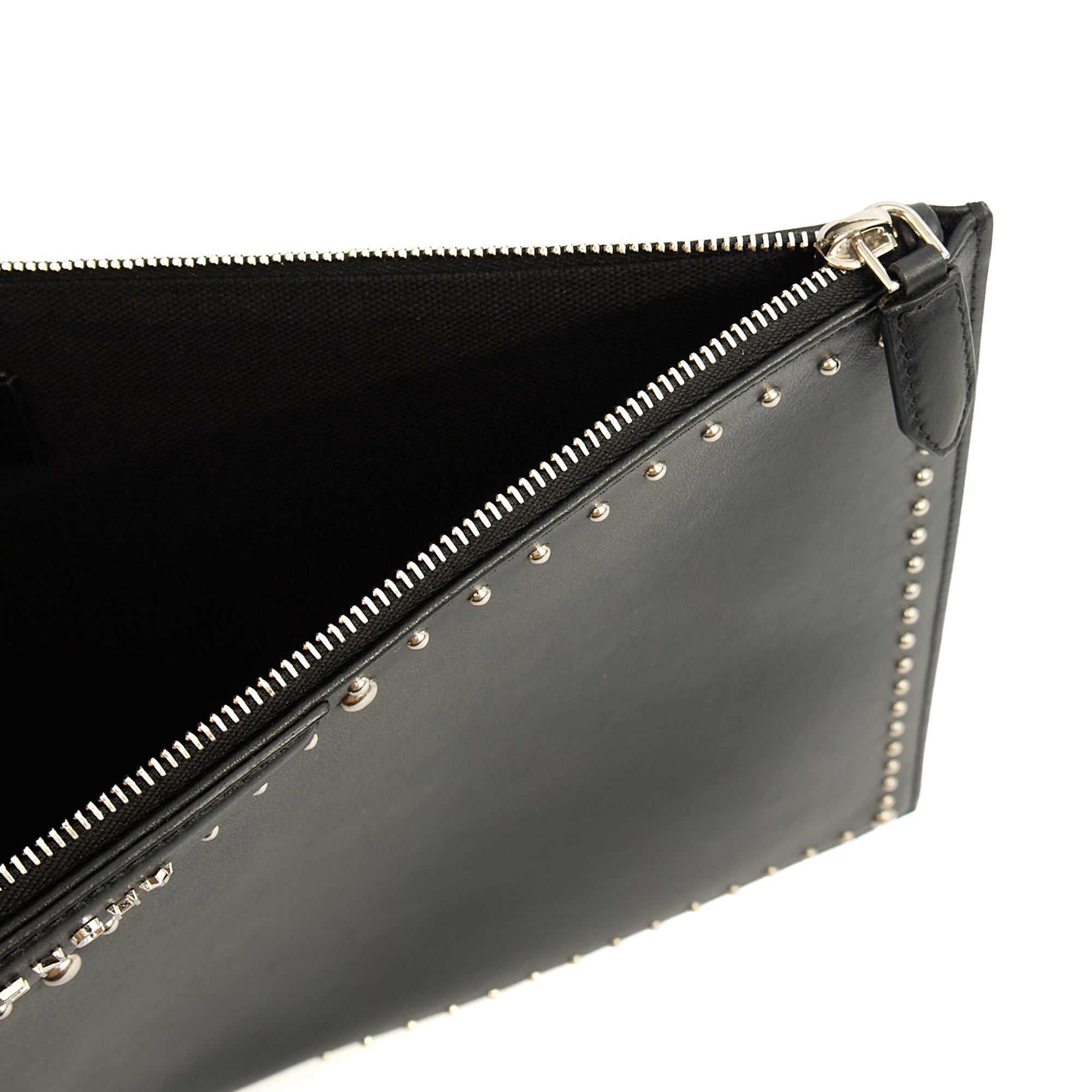 Givenchy Clutch Zip Pouch in Black, Box Calfskin
