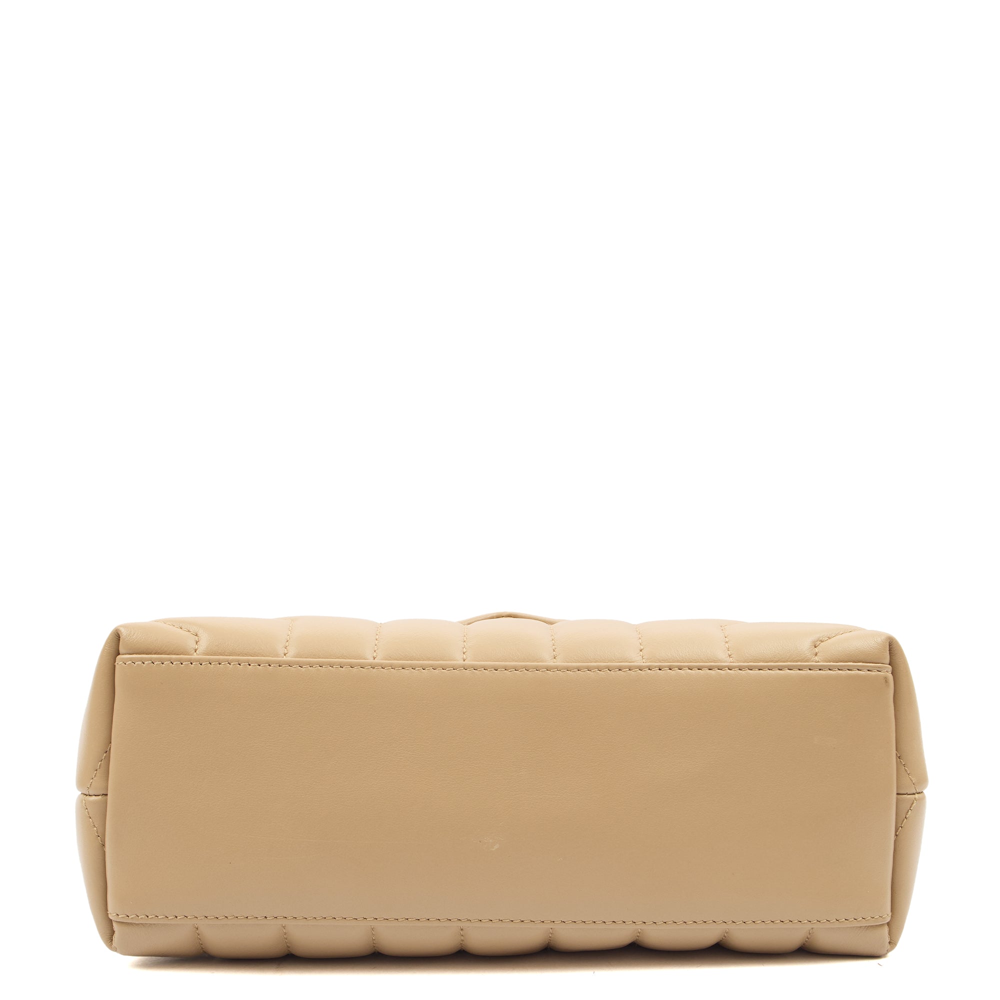 Saint Laurent Shoulder Bag Lou Lou - Small in Neutral, Calfskin Leather