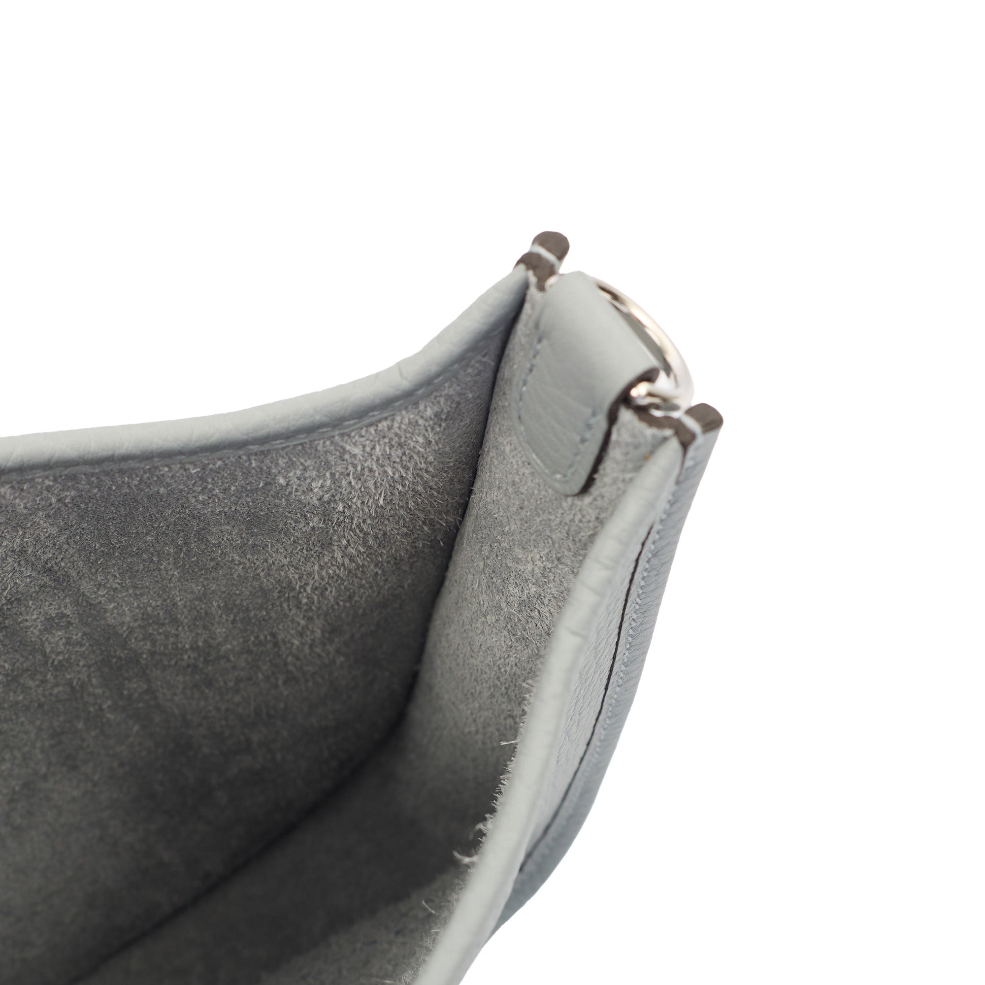 Hermes Cross Body Evelyne 16 (TPM) in Gris Pantin, Clemence Leather