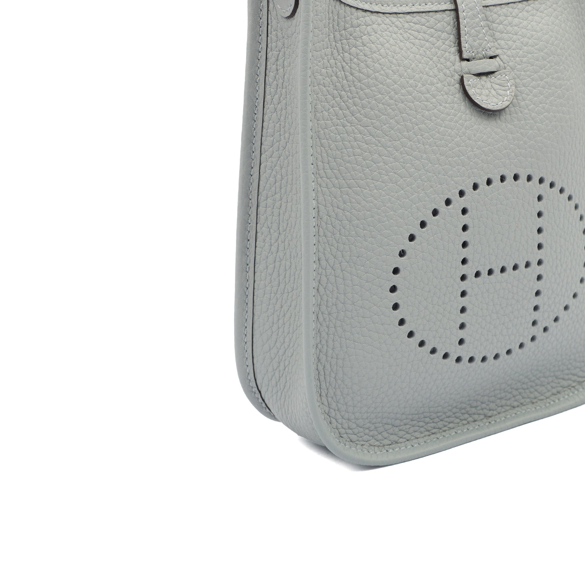Hermes Cross Body Evelyne 16 (TPM) in Gris Pantin, Clemence Leather