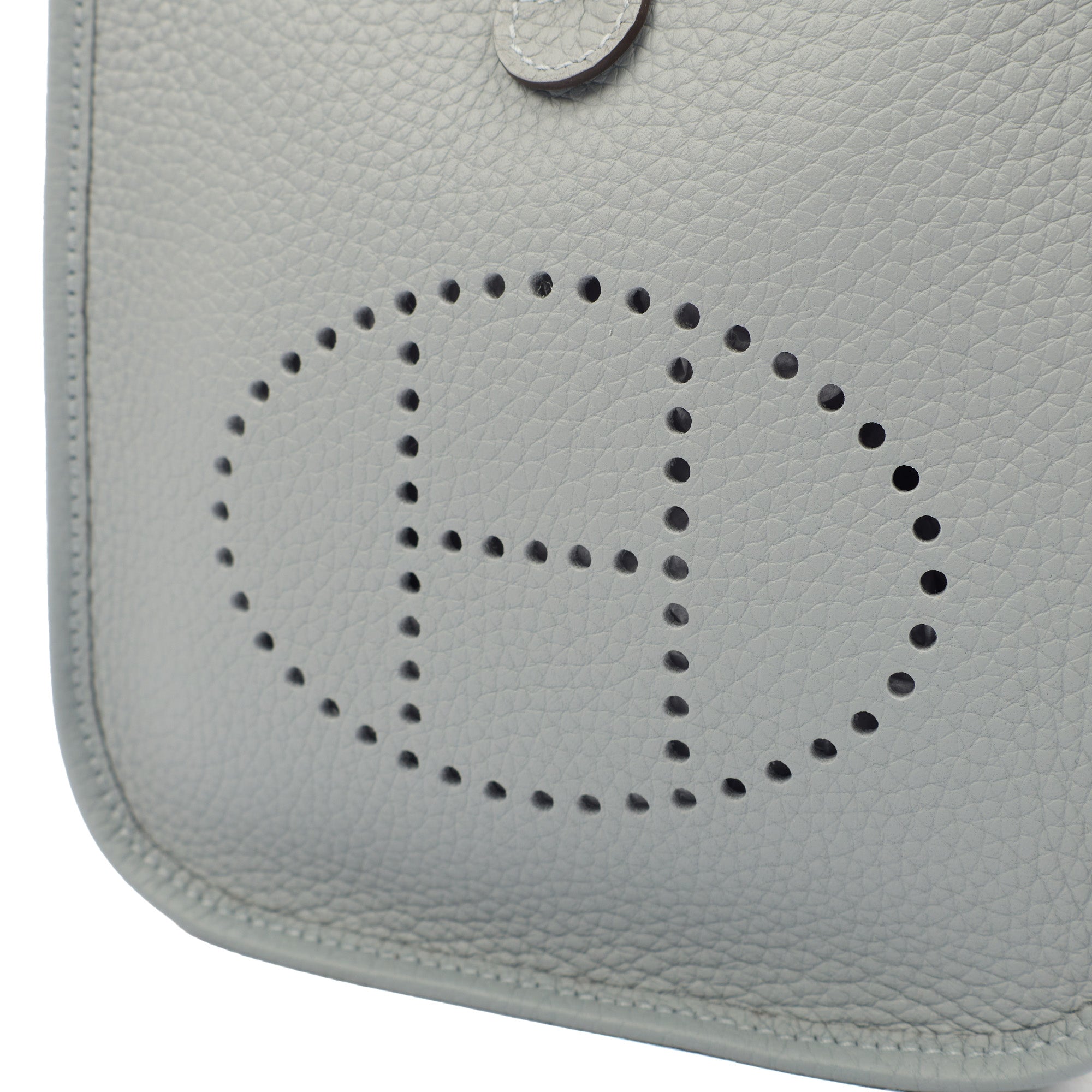 Hermes Cross Body Evelyne 16 (TPM) in Gris Pantin, Clemence Leather