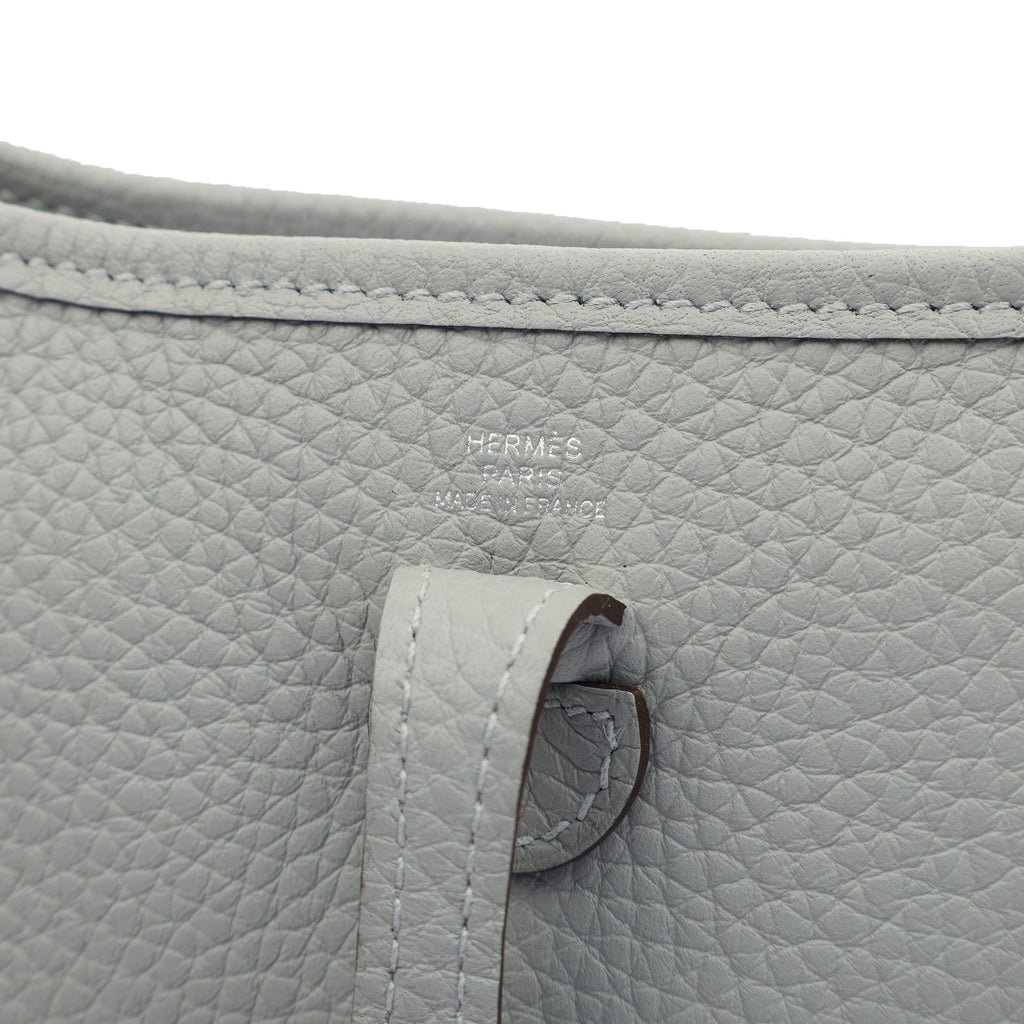 Hermes Cross Body Evelyne 16 (TPM) in Gris Pantin, Clemence Leather