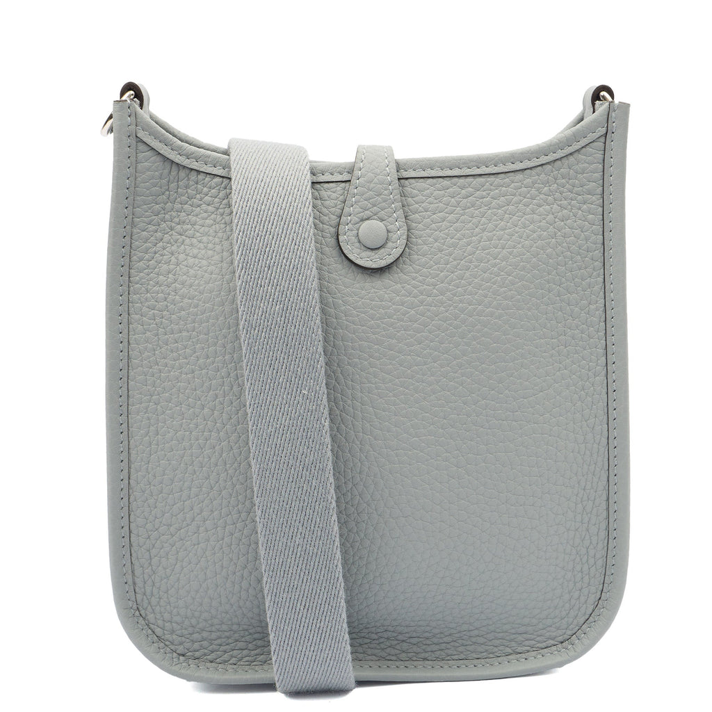 Hermes Cross Body Evelyne 16 (TPM) in Gris Pantin, Clemence Leather
