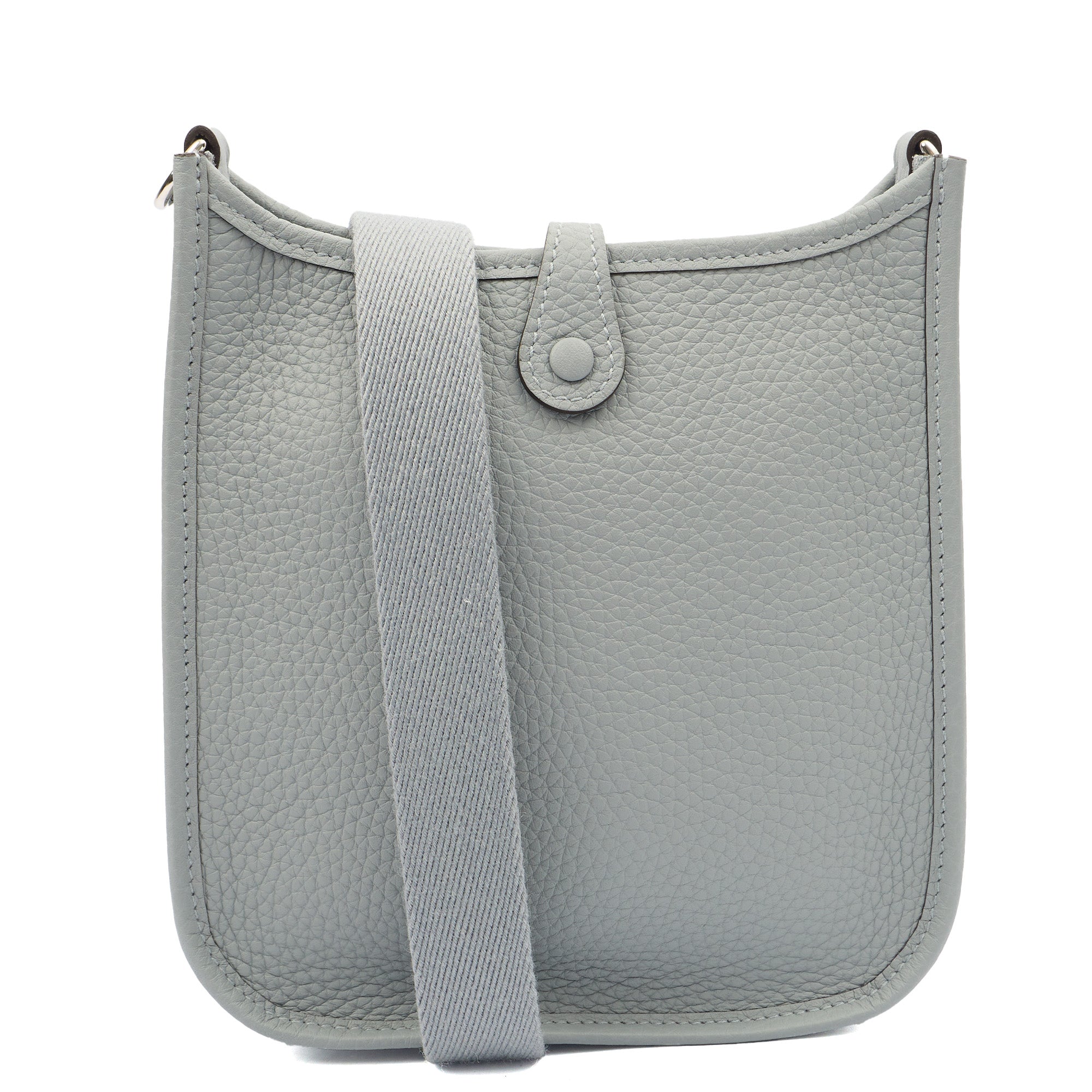 Hermes Cross Body Evelyne 16 (TPM) in Gris Pantin, Clemence Leather
