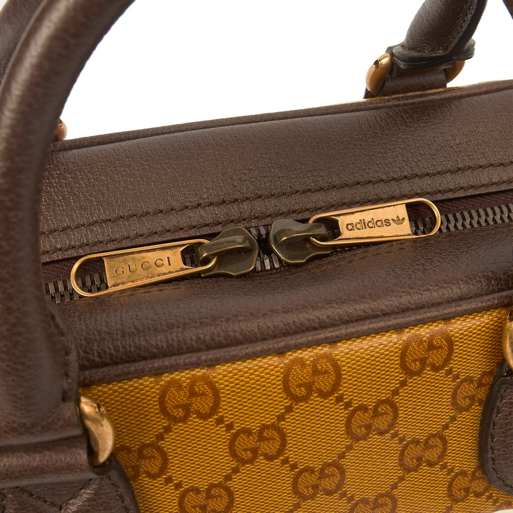 Gucci Tote Bowler Bag in Brown, Leather