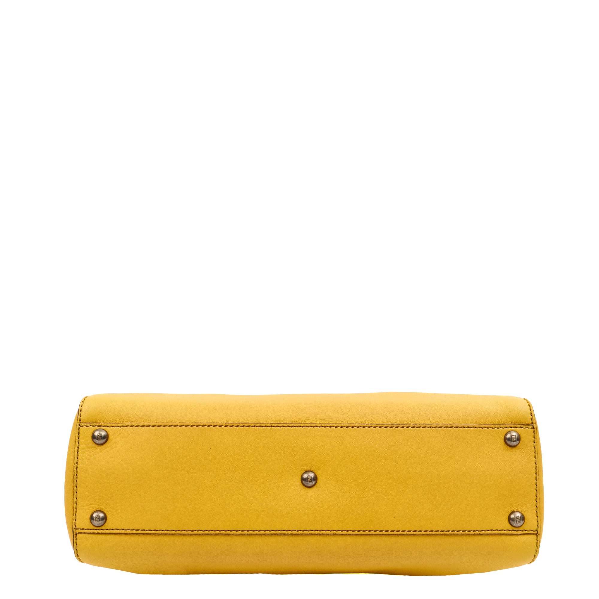 Fendi Tote Peekaboo - Medium in Yellow, Leather