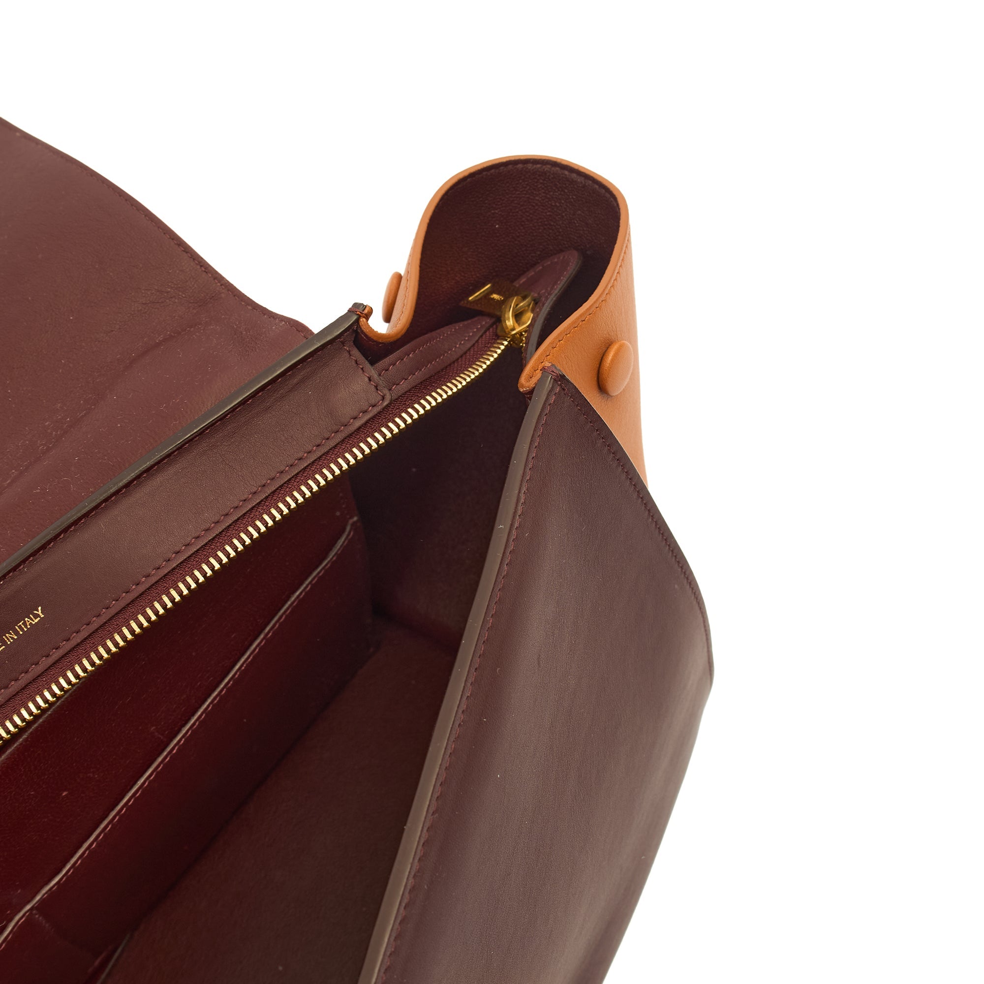 Celine Top Handle Trapeze - Medium in Red, Leather