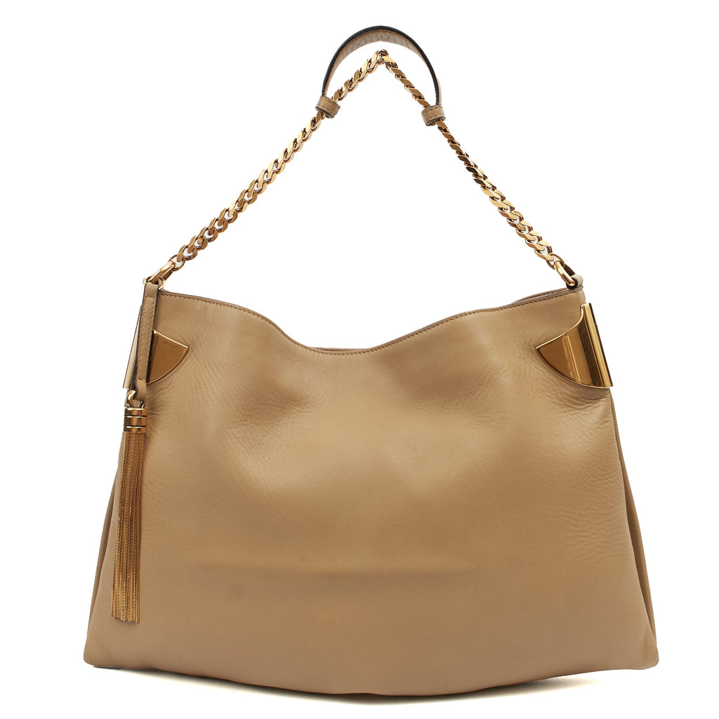 Gucci Shoulder Bag Tote in Neutral, Leather