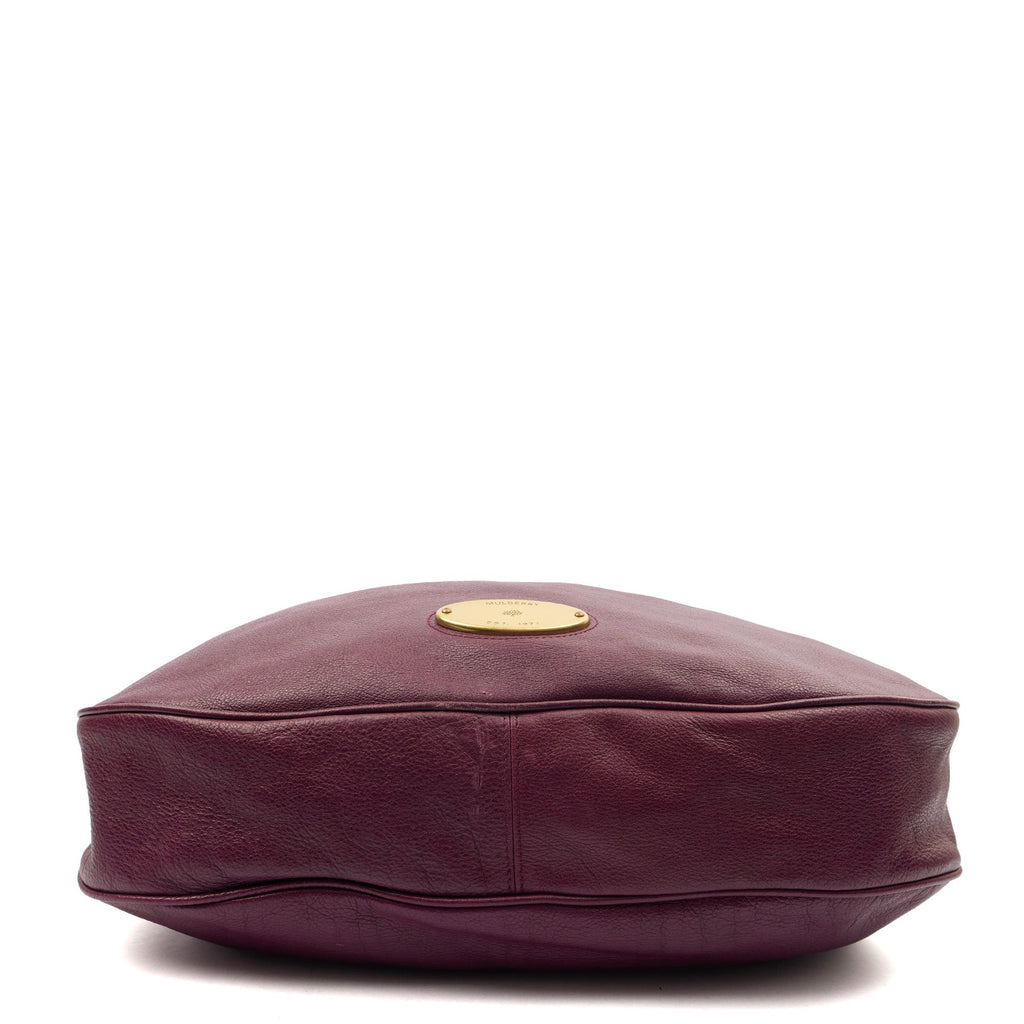 Mulberry Tote Mitzy Tote in Purple, Calfskin Leather