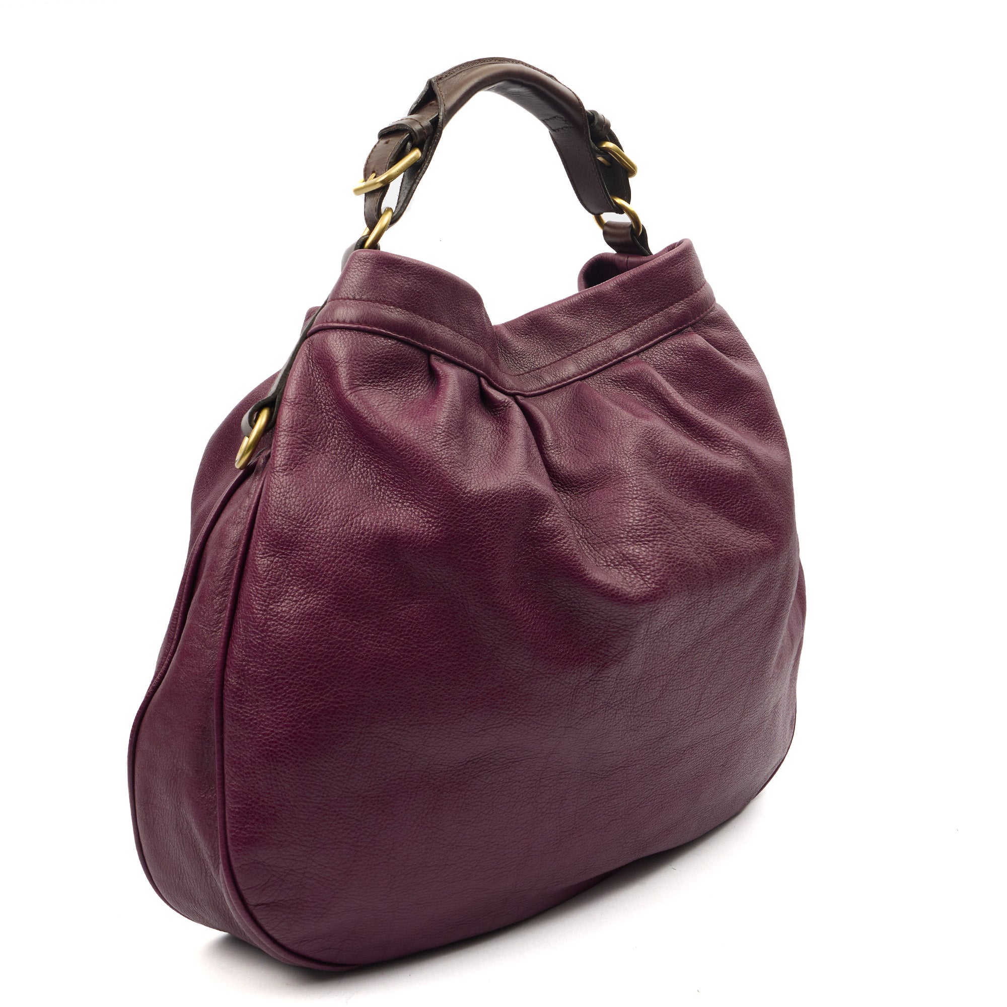 Mulberry Tote Mitzy Tote in Purple, Calfskin Leather